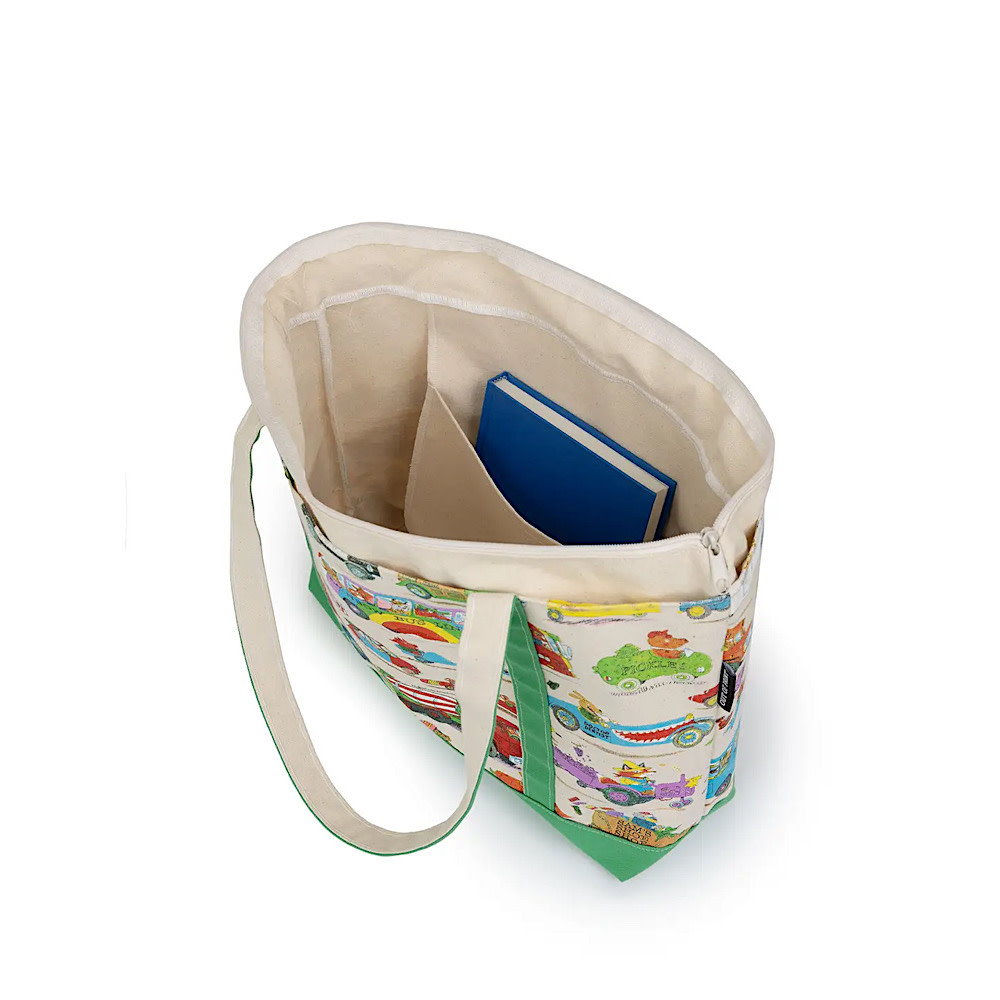 Zippered Boat Tote - Richard Scarry Things That Go