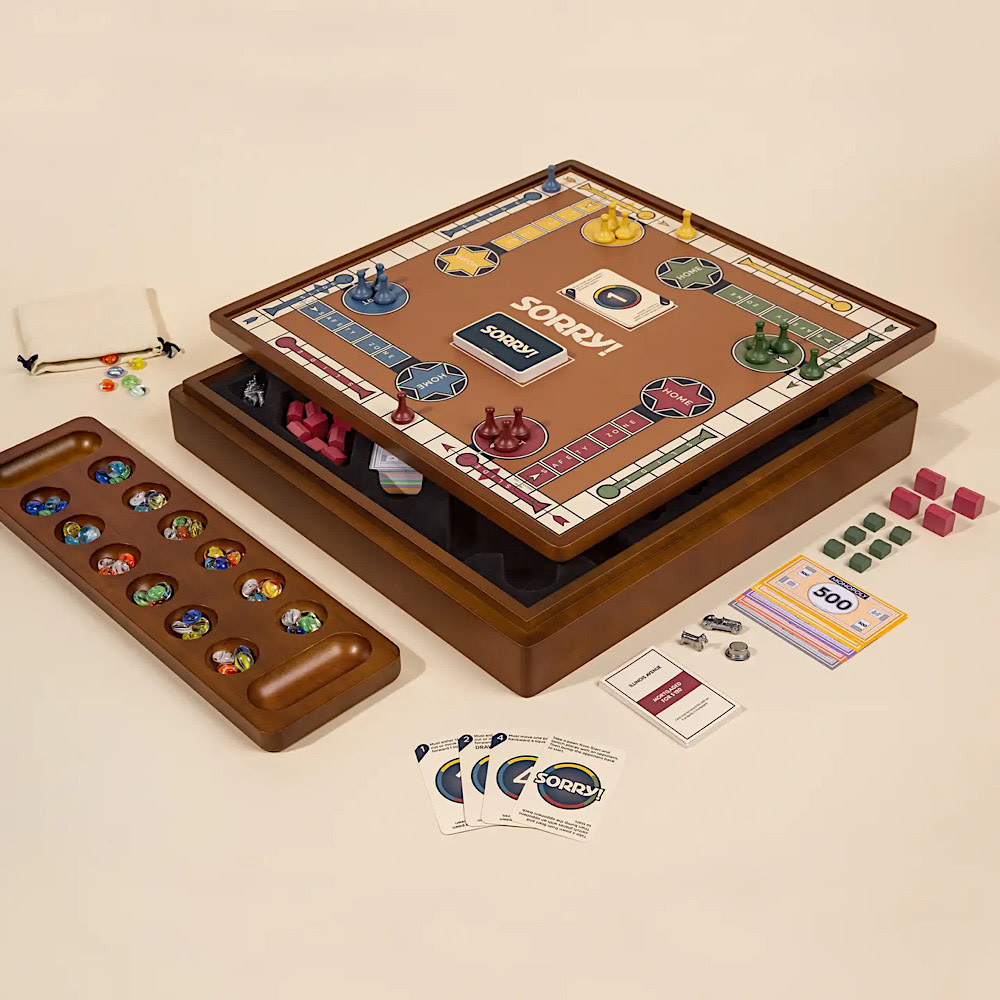 3-in-1 Game Collection: Monopoly, Sorry & Mancala