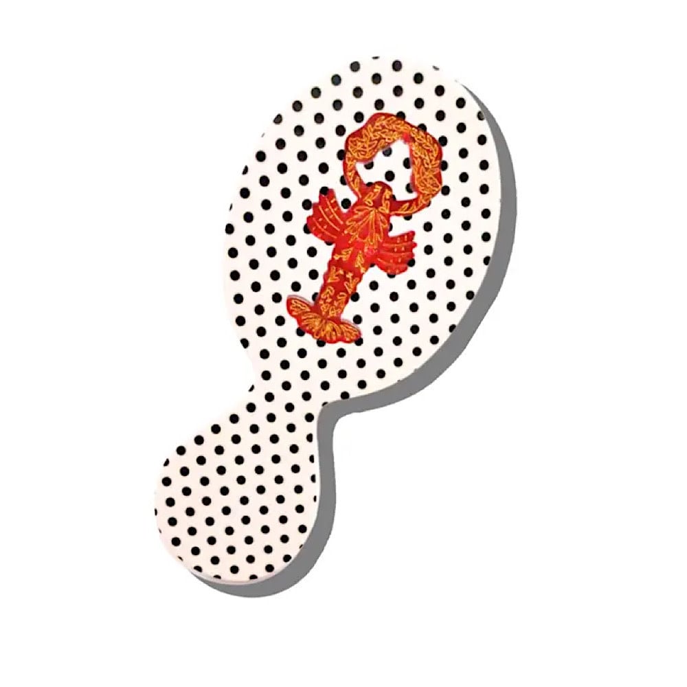 Handbag Hero Travel Small Brush - Lobster