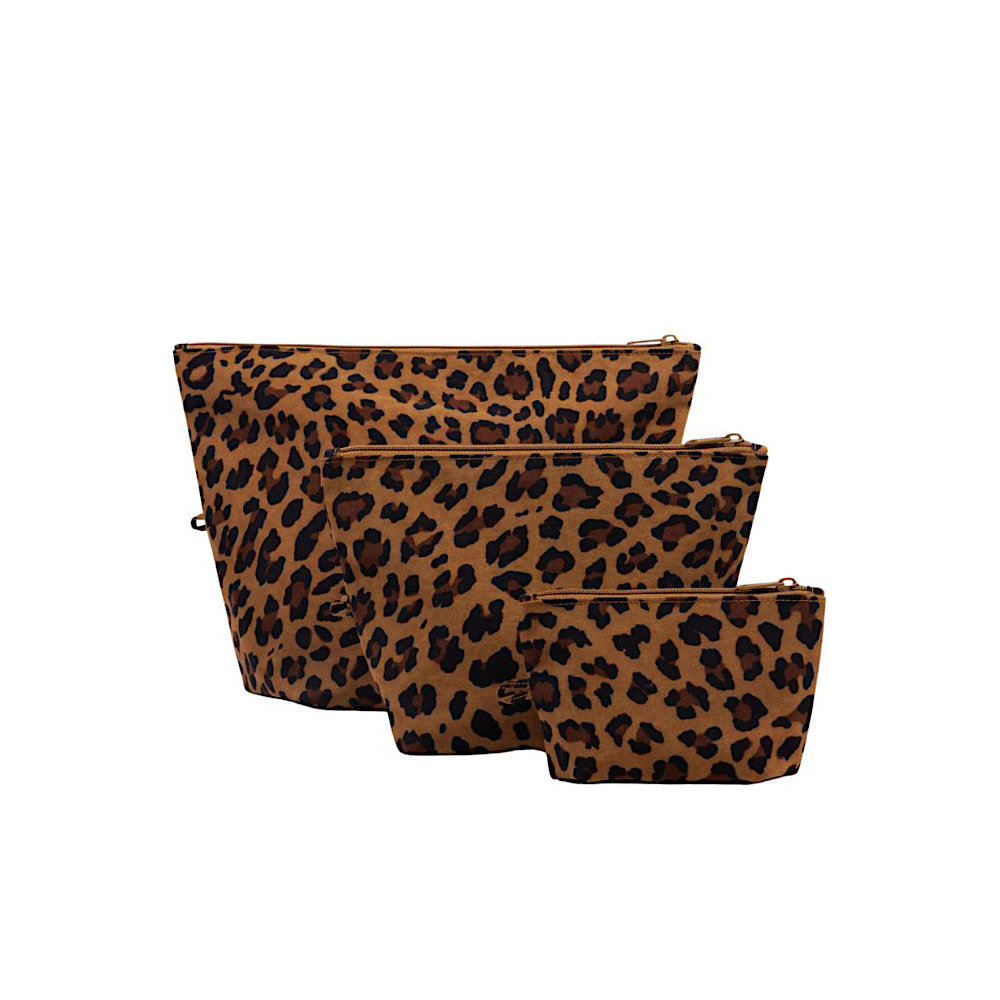 Baggu Baggu Go Pouch Set of 3 - Leopard