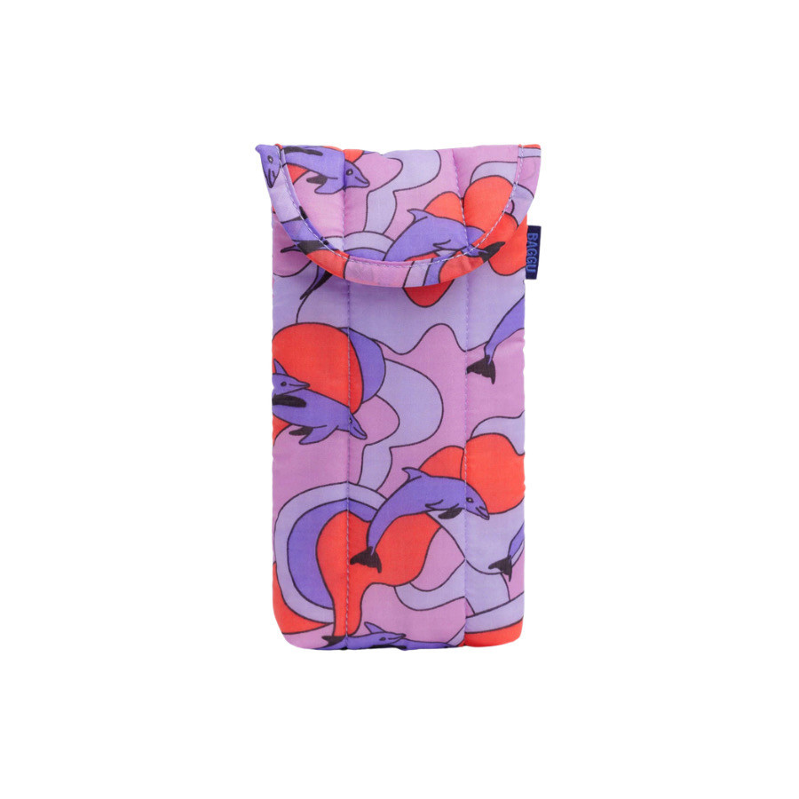Baggu Puffy Glasses Sleeve - Dolphins