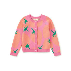 Tea Collection Tea Collection Strawberry Iconic Cardigan - Fresas Favoritas