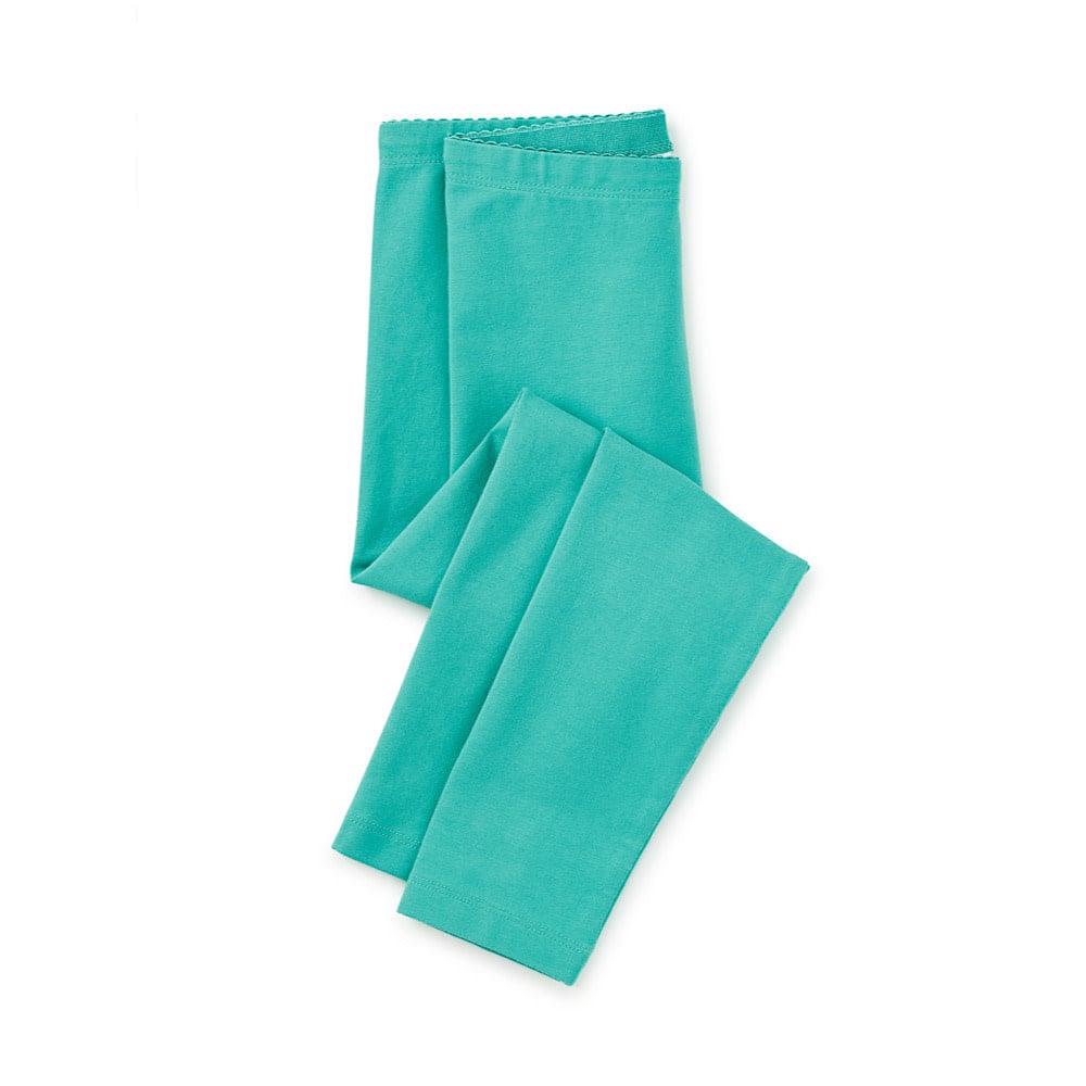 Tea Collection Solid Leggings - Glaze Blue