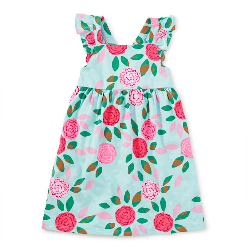 Tea Collection Ruffle Strap Dress - Spinning Carnations