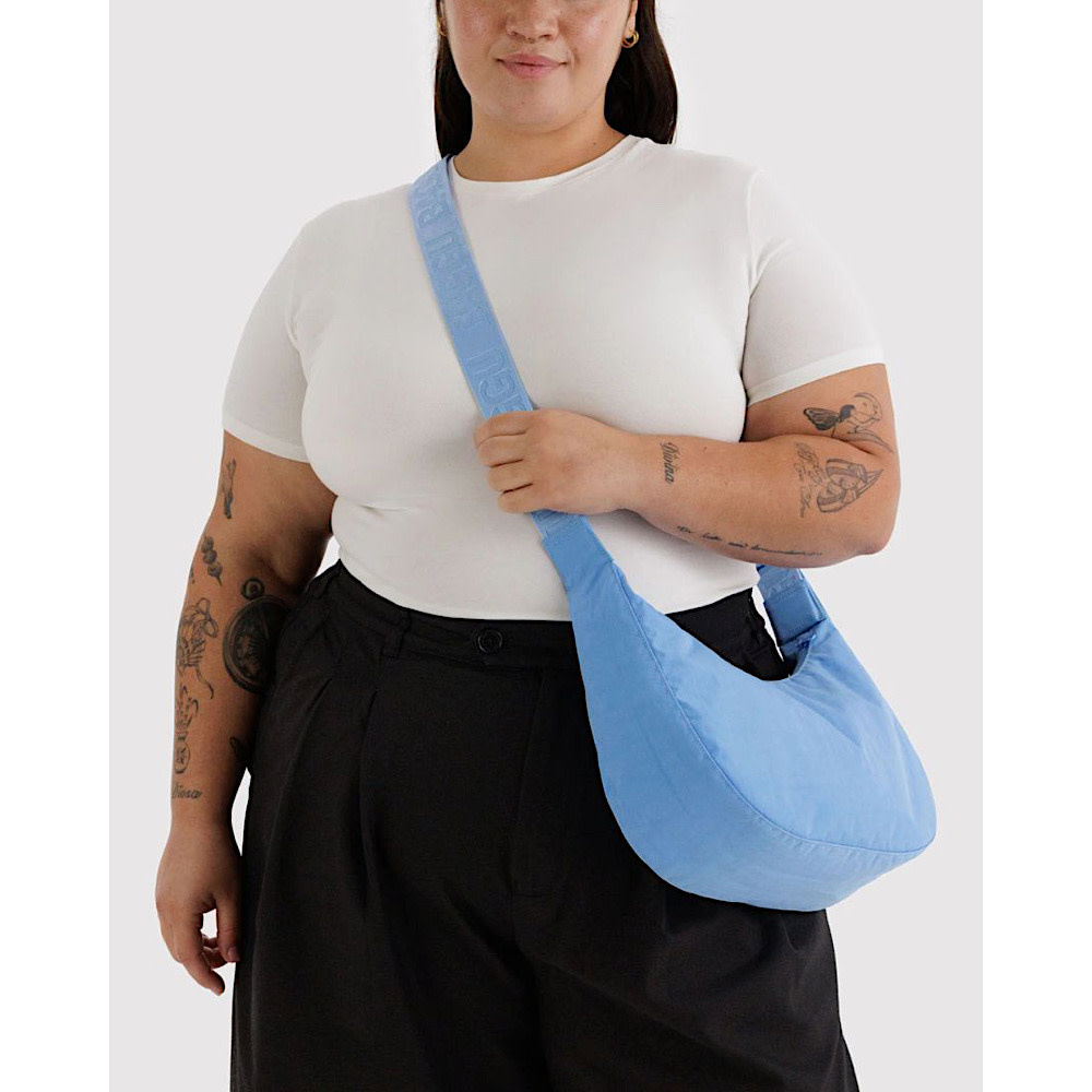 Baggu Medium Nylon Crescent Bag - Piscine