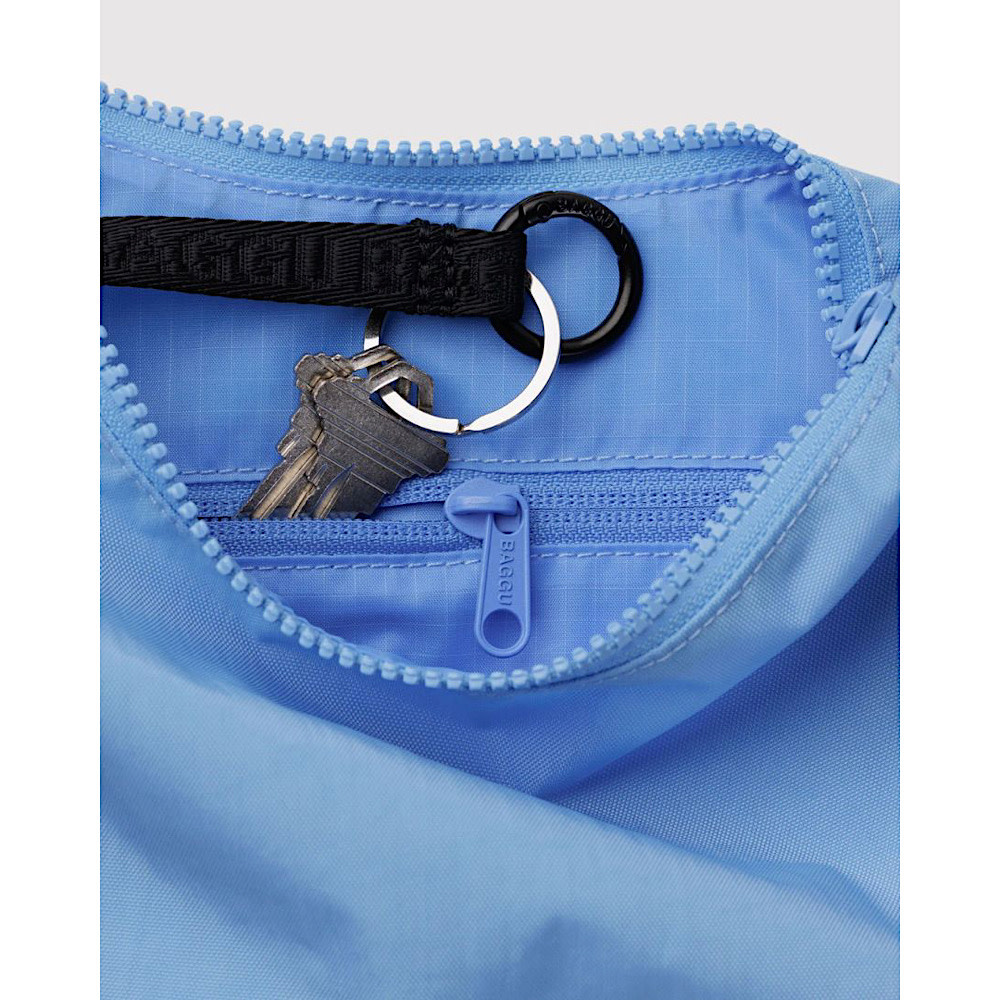 Baggu Small Nylon Crescent Bag - Piscine
