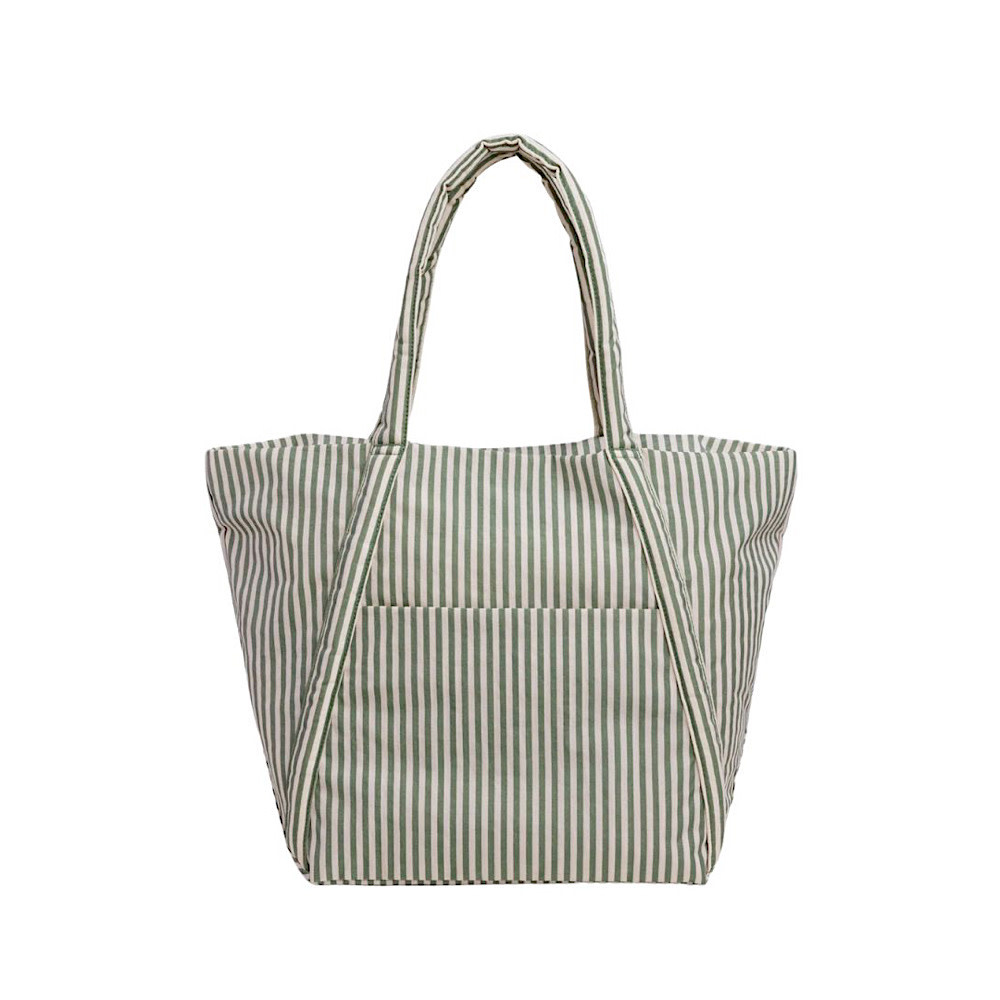 Baggu Cloud Bag - Sage Stripe
