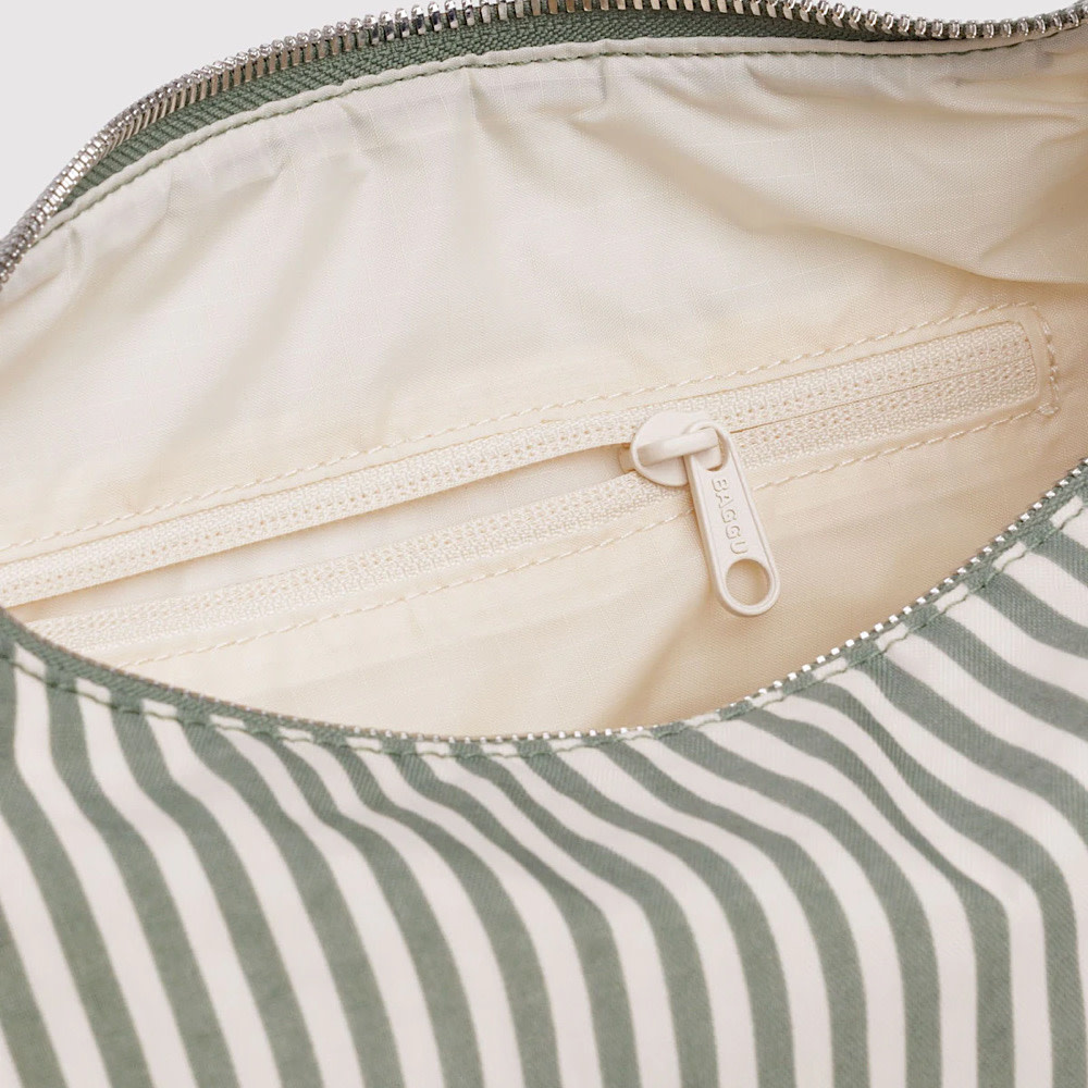 Baggu Meringue Bag - Sage Stripe
