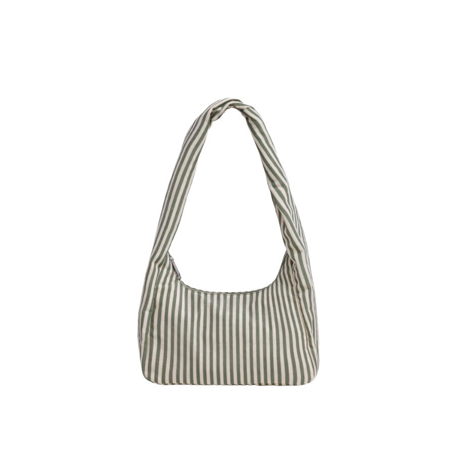 Baggu Baggu Small Meringue Bag - Sage Stripe