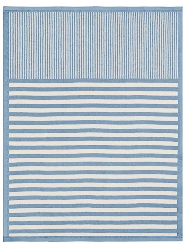 ChappyWrap Mini Blanket - Sweet Pea Stripe - Fog