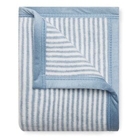 ChappyWrap ChappyWrap Mini Blanket - Sweet Pea Stripe - Fog