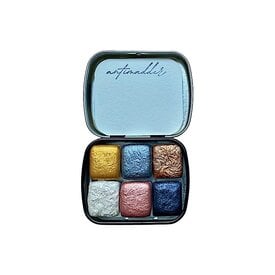 Antimadder Art Antimadder Art Watercolor Paint Tin Set - Mixed Metals