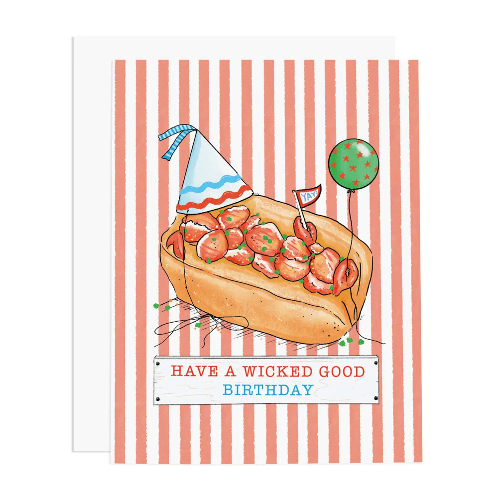 Ramus & Co Ramus & Co. Wicked Good Birthday Lobster Roll Card
