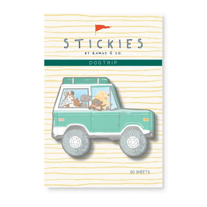 Ramus & Co. Dogtrip Sticky Notes