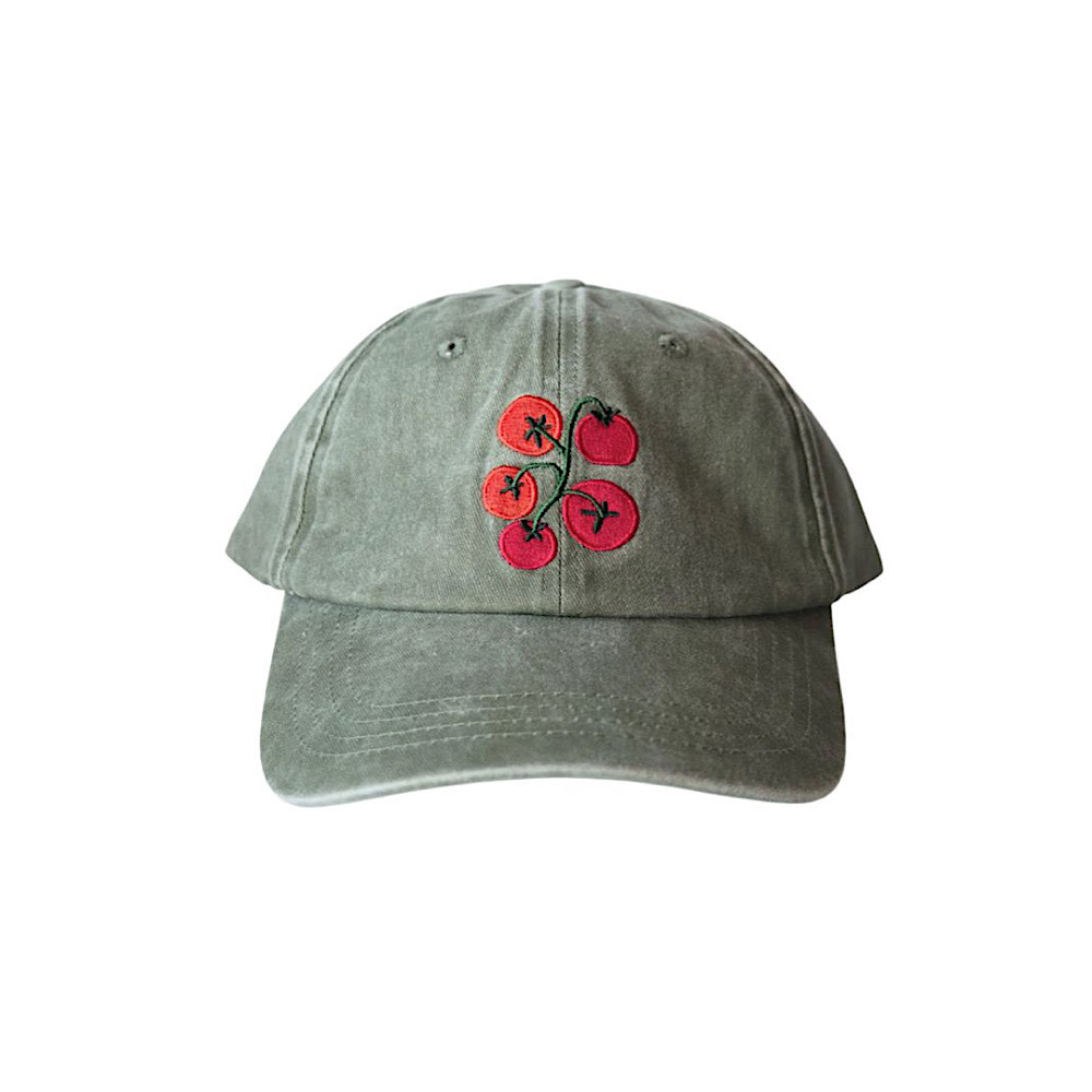 Idlewild Co. Embroidered Baseball Hat - Green Tomato Vine