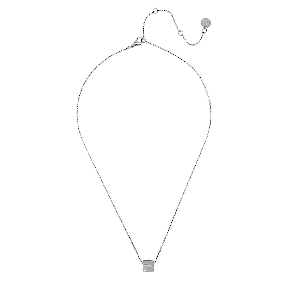 Pura Vida Wave Pendant Necklace - Surfrider Silver