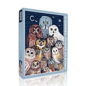 Bird Collective Bird Collective 1000 Piece Puzzle - Owls of North America