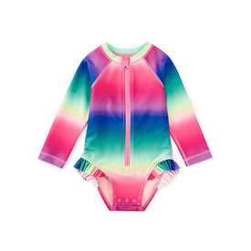 Tea Collection Tea Collection Rash Guard Baby Swimsuit - Rio de Janeiro Rainbow