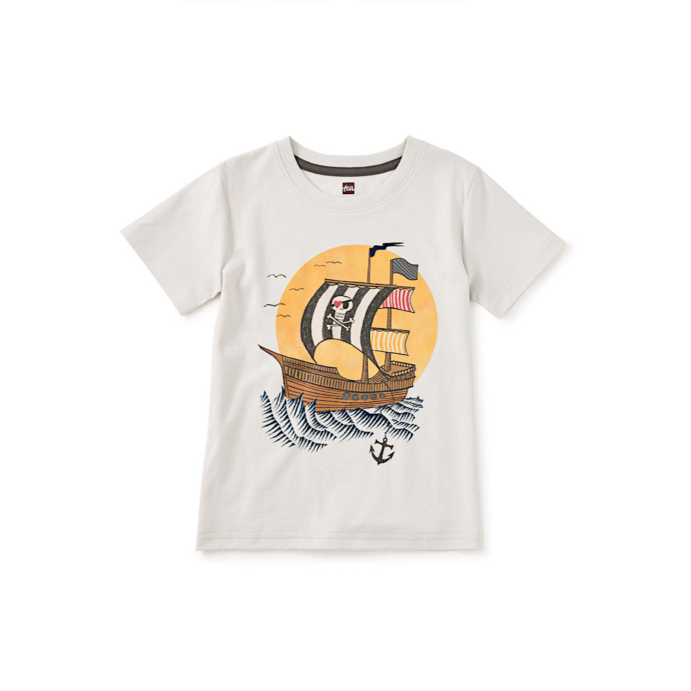 Tea Collection Tea Collection Pirate Voyage Graphic Tee - Vapor