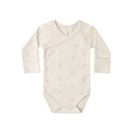 Quincy Mae Quincy Mae Side Snap Bodysuit - Bunnies