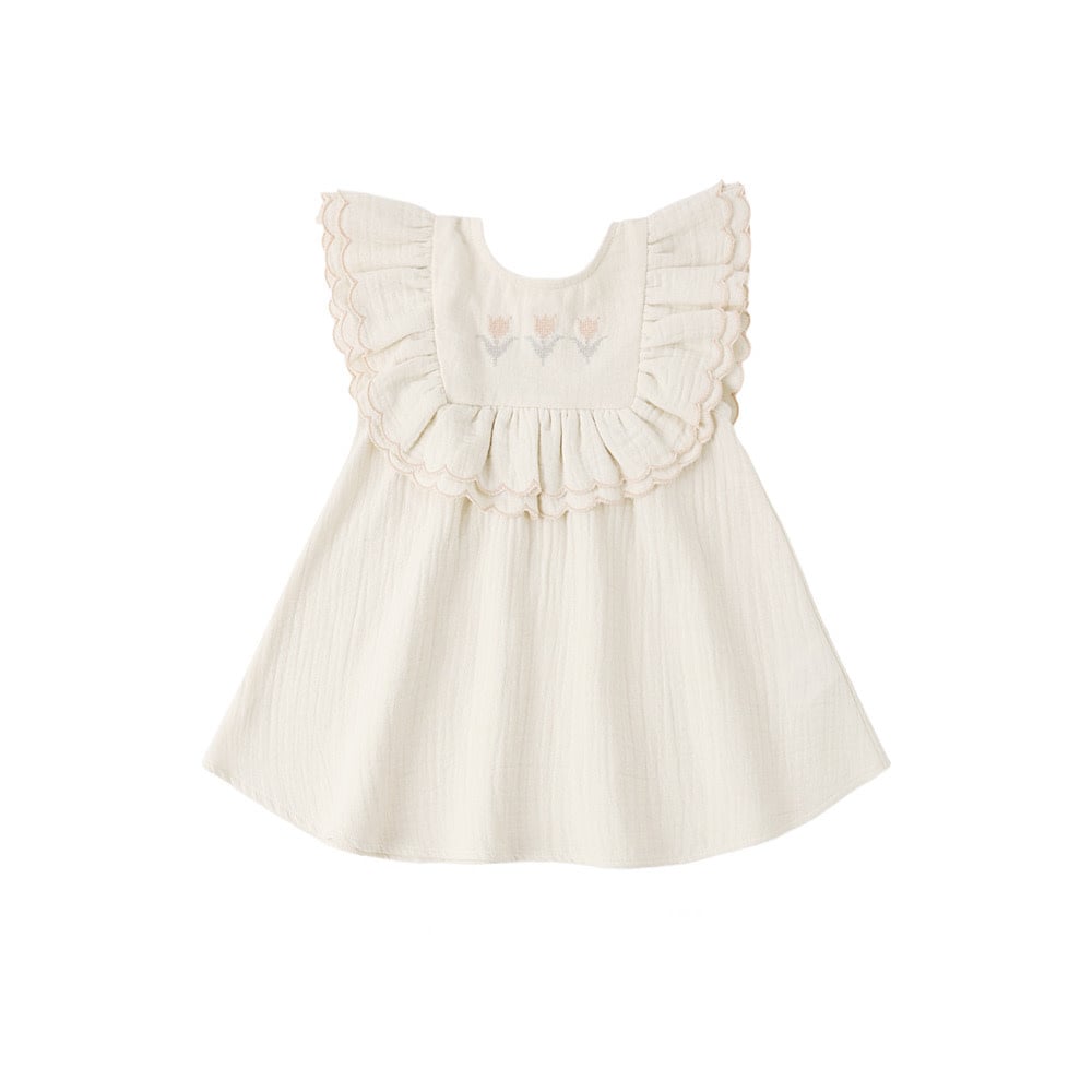 Quincy Mae Quincy Mae Lulu Dress - Natural