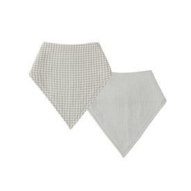 Quincy Mae Quincy Mae Bandana Scarf Pack - Sage Gingham/Sage