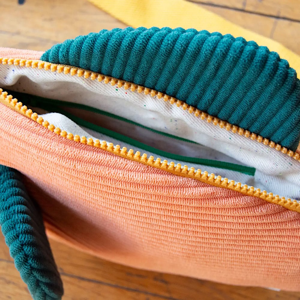 Curlworks Fish Bag - Coral/Dark Green