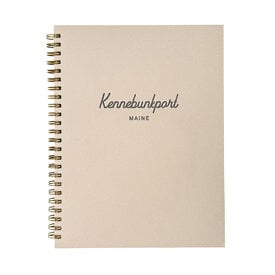 Ruff House Print Shop Custom Notebook - Kennebunkport Maine - Morning Fog