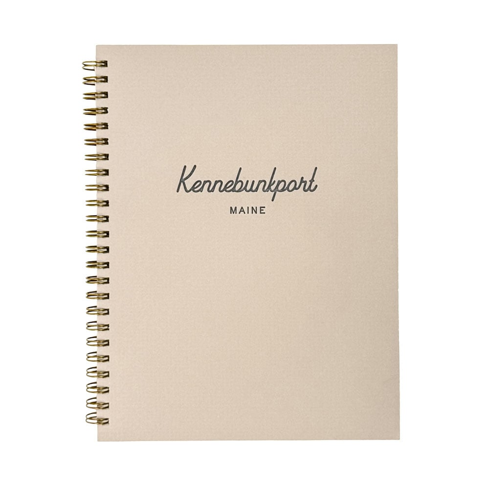 Custom Notebook - Kennebunkport Maine - Morning Fog