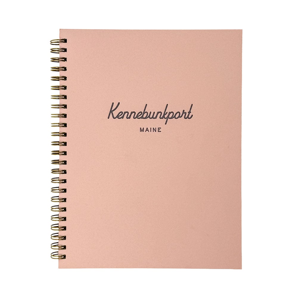 Ruff House Print Shop Ruff House Notebook - Kennebunkport Maine - Sunset Pink