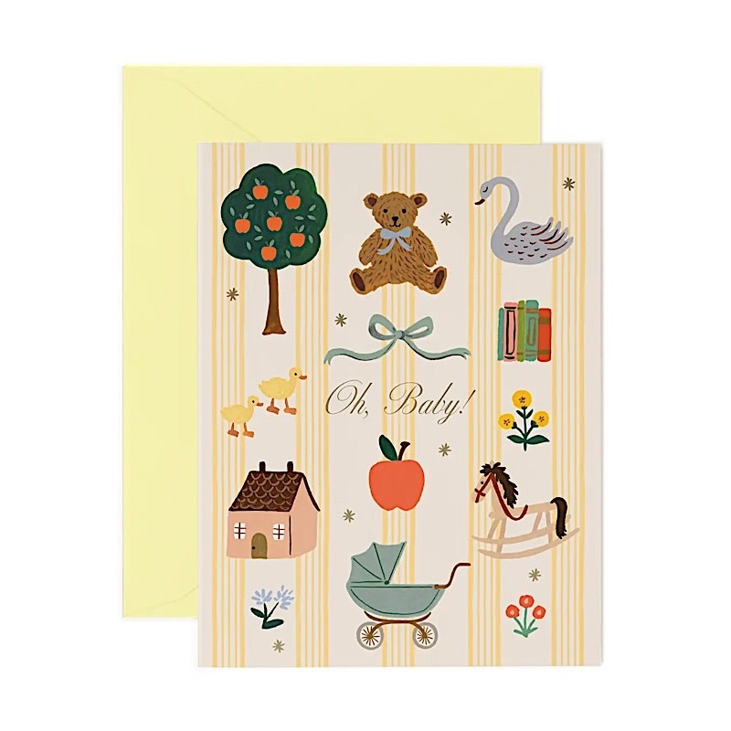 Rifle Paper Co. Oh Baby! Card