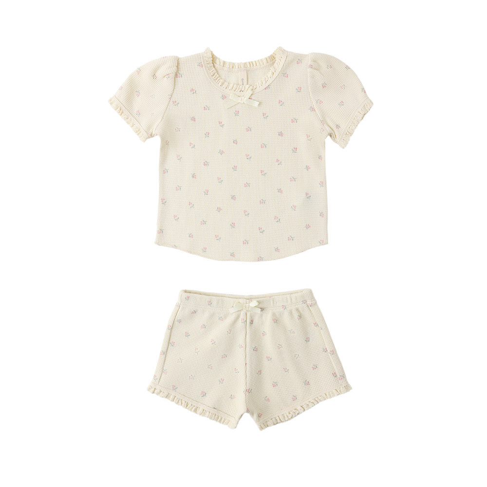 Quincy Mae Quincy Mae Ruby Set - Mauve Ditsy