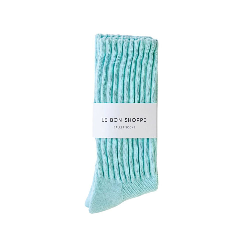 Le Bon Shoppe Ballet Socks - Aqua