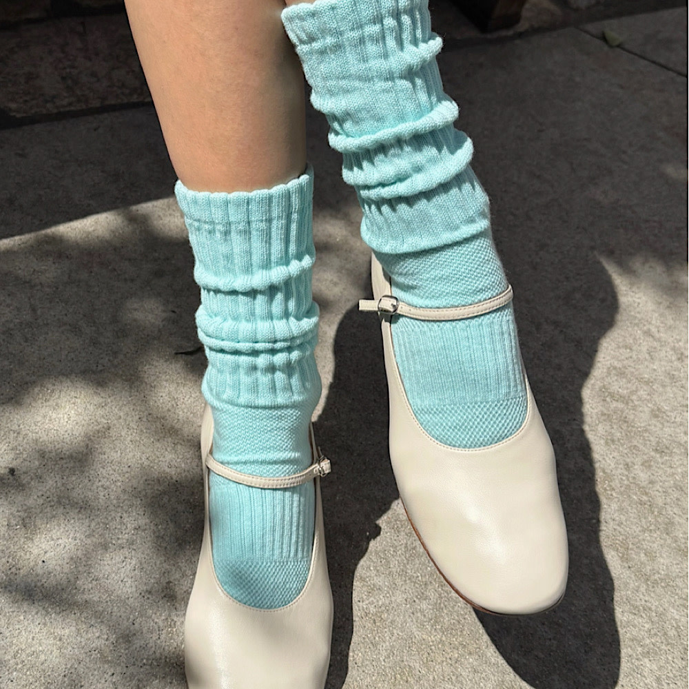 Le Bon Shoppe Ballet Socks - Aqua