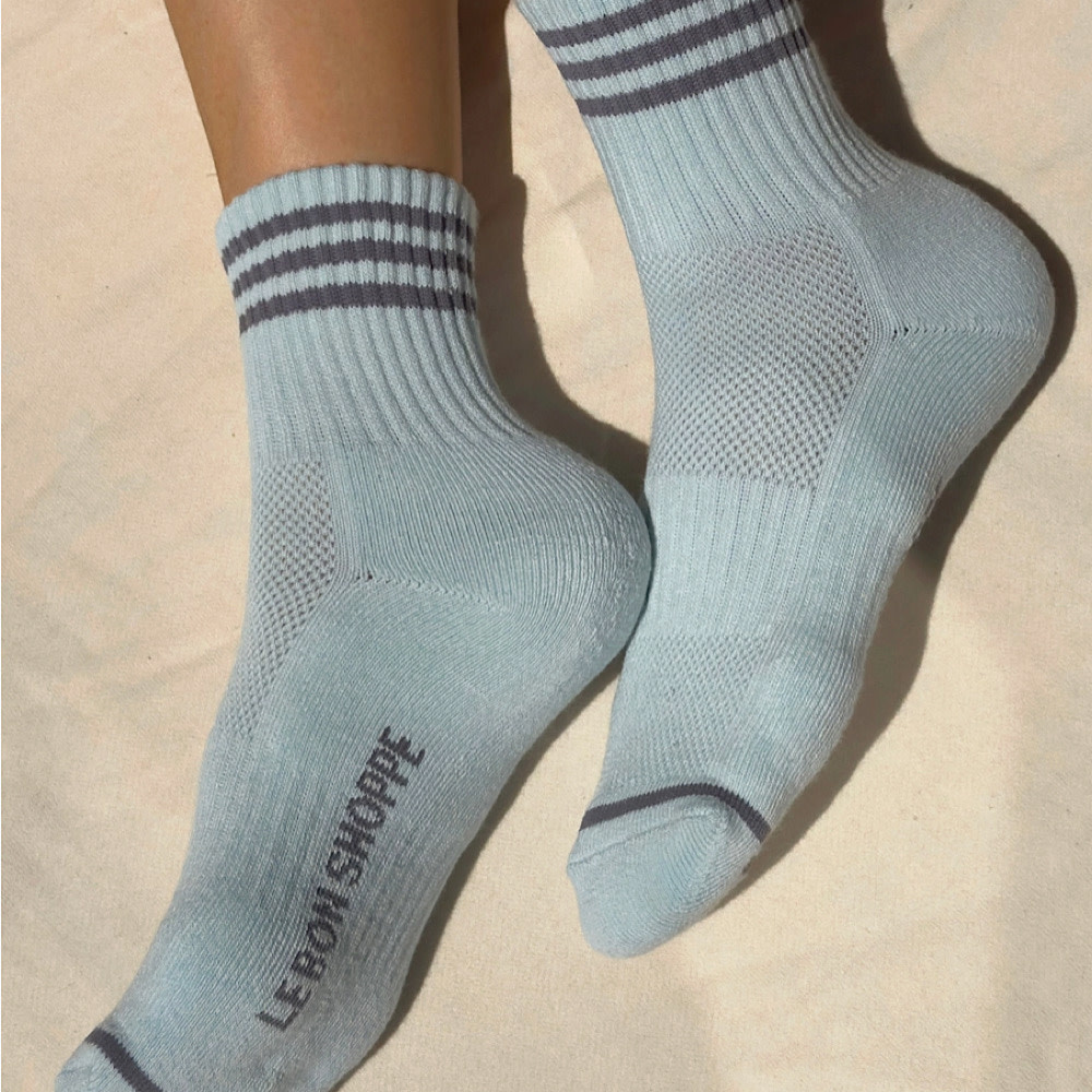 Le Bon Shoppe Girlfriend Socks - Ice Water