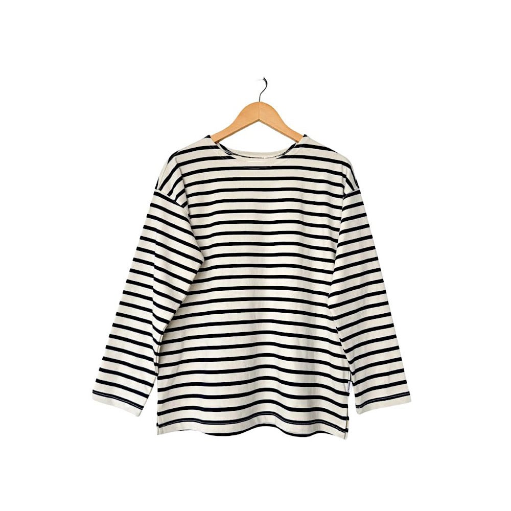 Le Bon Shoppe Marseille Top - Navy Stripe on Cream