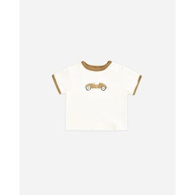 Quincy Mae Quincy Mae Ringer Tee - Race Car