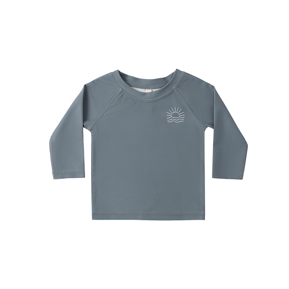 Quincy Mae Swim Rashguard - Ocean
