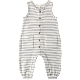 Quincy Mae Quincy Mae Waffle Jumpsuit - Sky Stripe