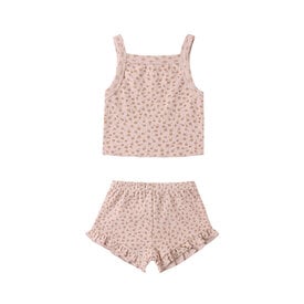 Quincy Mae Quincy Mae Evie Tank + Shortie Set - Posy
