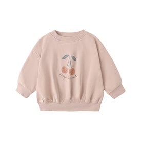 Quincy Mae Quincy Mae Relaxed Sweatshirt - Cherry