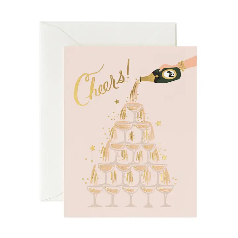 Rifle Paper Co. Rifle Paper Co. Champagne Tower Congrats Card