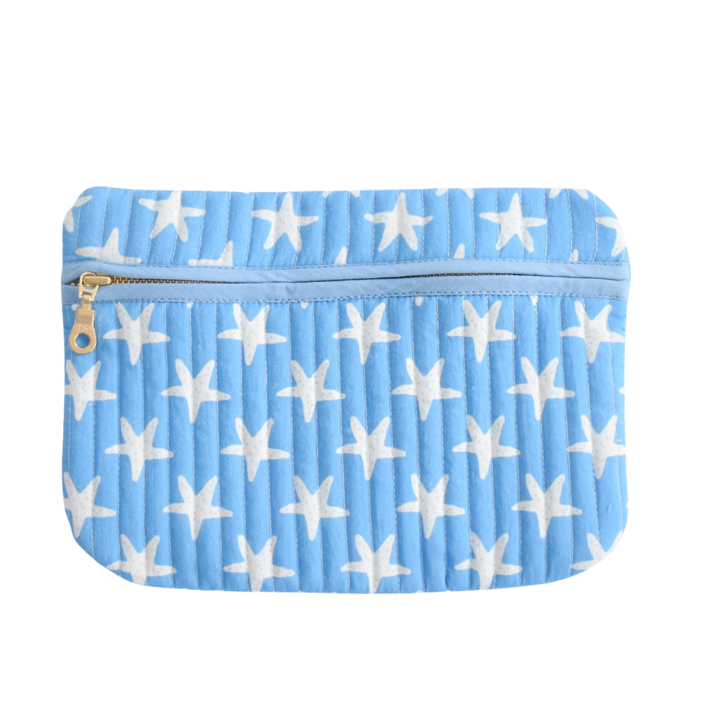 Sara Fitz Quilted Expandable Tote - Blue Lobster