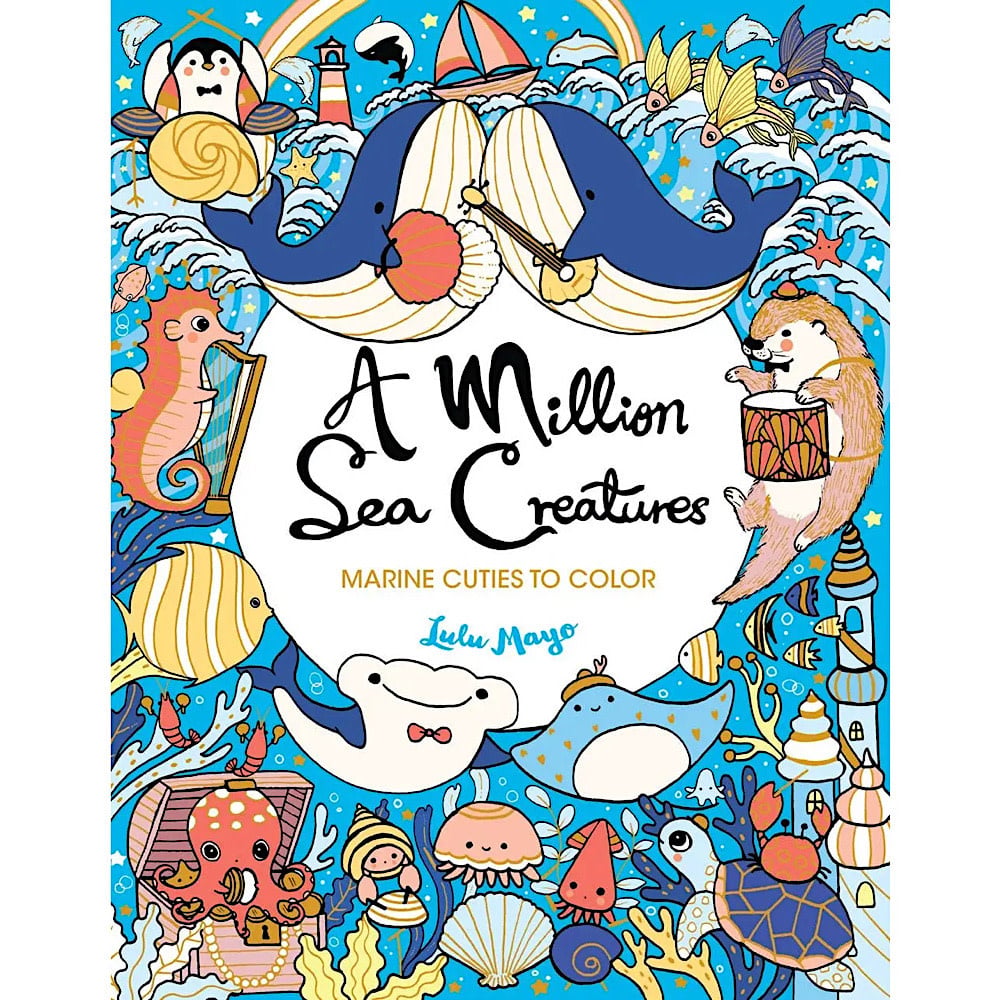 Hachette A Million Sea Creatures Coloring Book