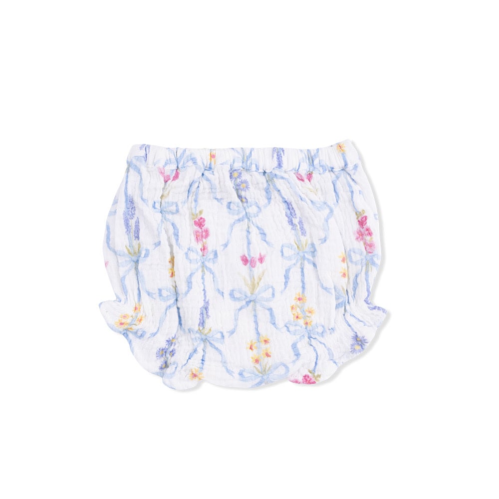 Angel Dear Ruffle Back Top and Bloomer -  Ribbon Bouquets