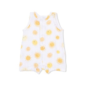 Angel Dear Angel Dear Sleeveless Shortie Romper - Happy Sun