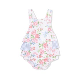 Angel Dear Angel Dear Ruffle Sunsuit - Cute Little Roses