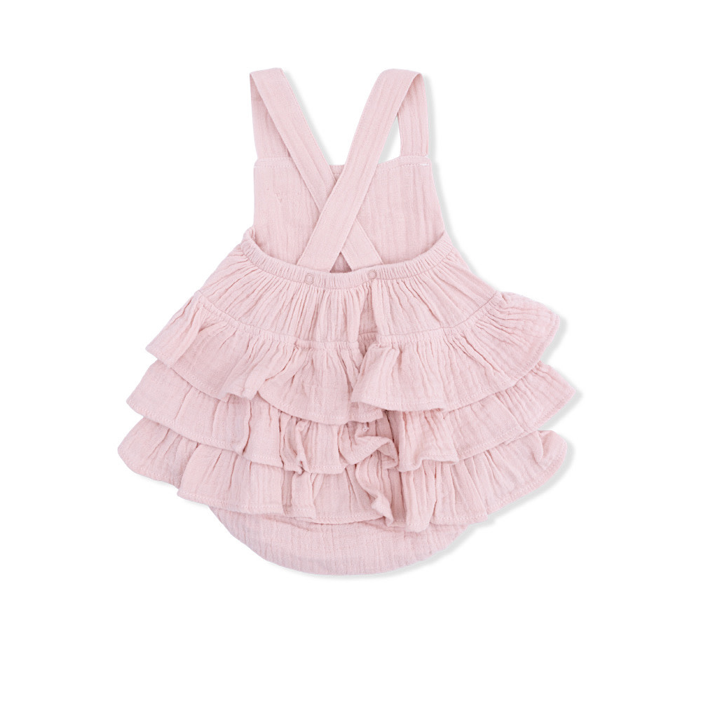 Angel Dear Ruffle Sunsuit - Pink