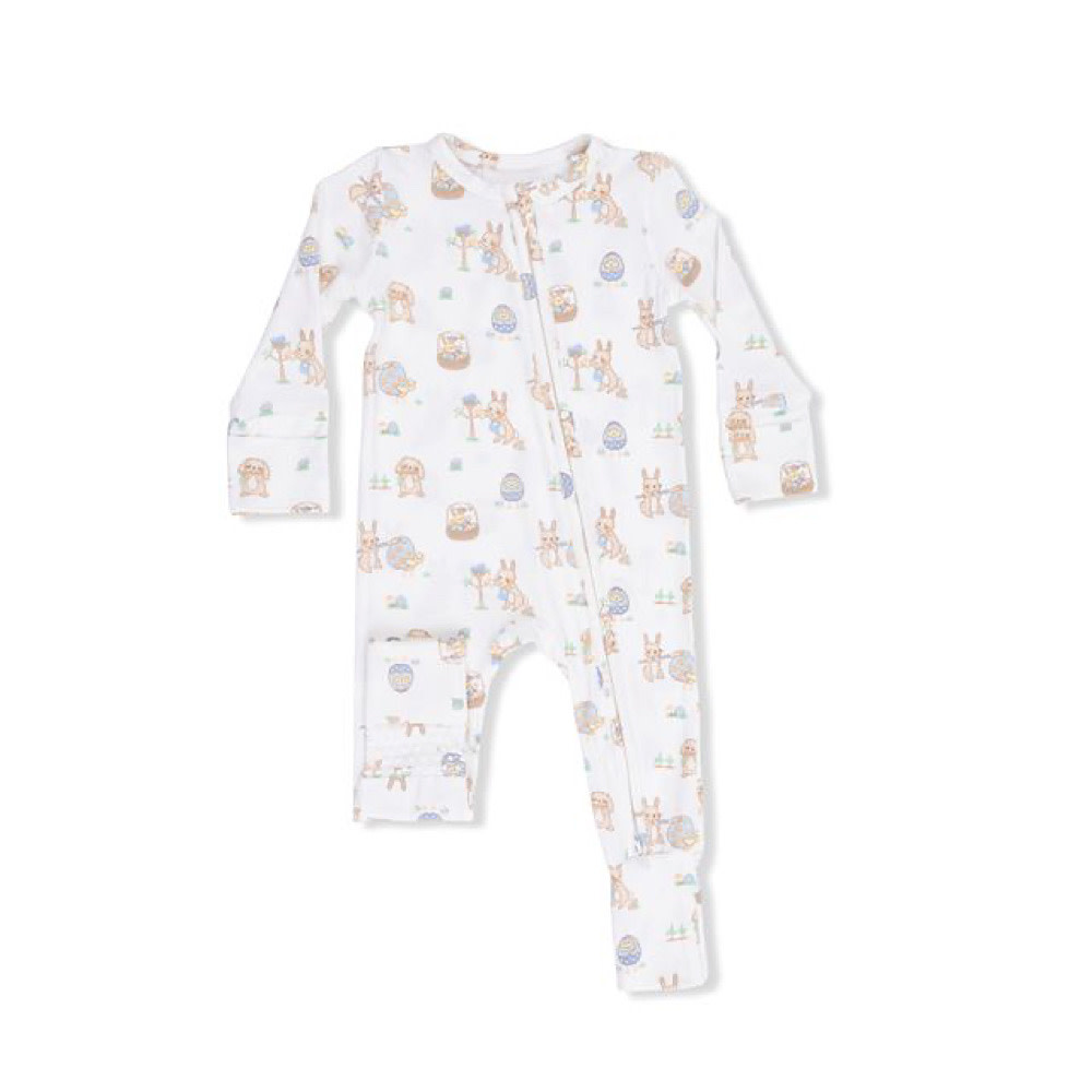 Angel Dear Angel Dear Convertible Romper - Easter Egg Hunt