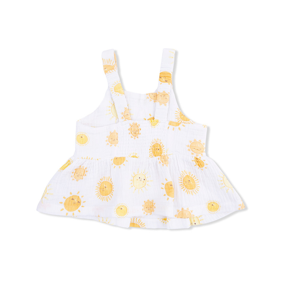 Angel Dear Peplum Tank with Wide Leg Pants - Happy Suns